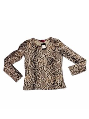 n:Philanthropy Snake Print Long Sleeve Tee